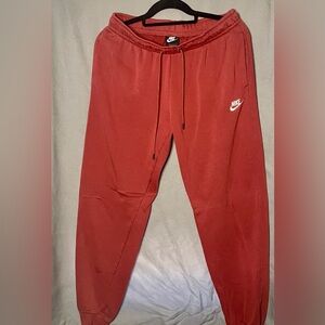 Red Nike Men’s Sweatpants M